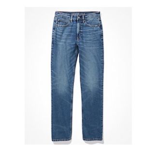 AE low-rise bagggy straight jeans